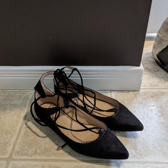 TopShop ballet lace up flats - Picture 2 of 2